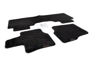 Ford F-150 Super Cab Floor Mats - Ford Racing - Premium 60oz - Black - `15-`25